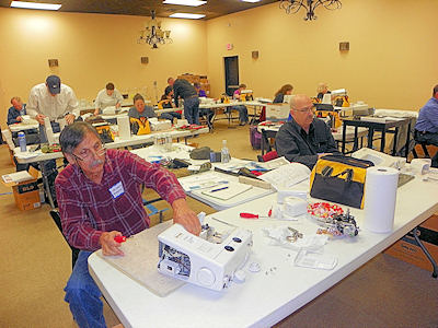 Sewing machine repair class